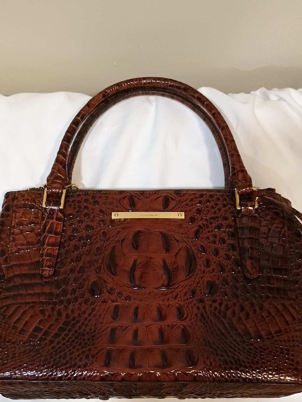 Brahmin Crosby Dark Pecan - No Strap